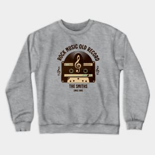 vintage cassette old music record b13 Crewneck Sweatshirt